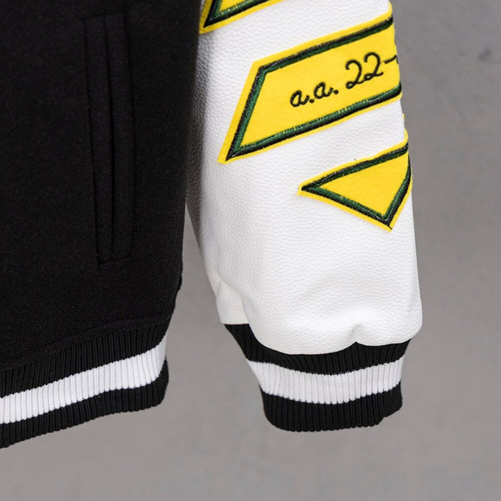 Off-White Colorblock Baseball Jacket - Picture 4 of 9